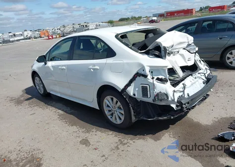 2025 Toyota Corolla Hybrid Le from USA, damaged, VIN JTDBCMFE2S3093518